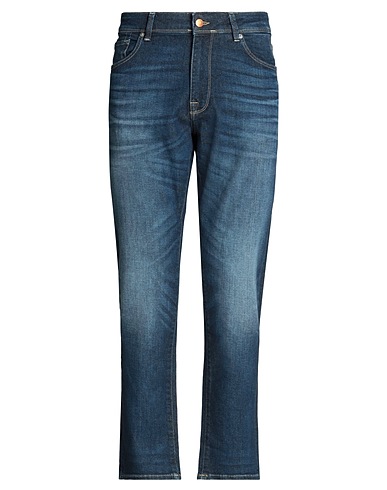 SELECTED HOMME Jeans Blau 94% Organische Baumwolle, 4% Elastomultiester, 2% Elastan