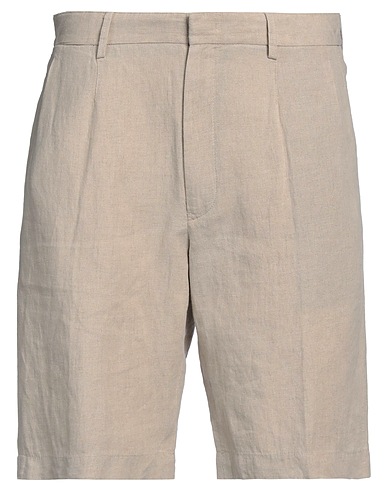 ZEGNA Shorts & Bermuda Beige 100% Lino