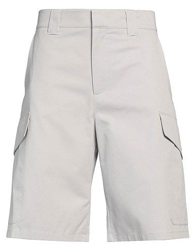 MSGM Shorts & Bermuda Light grey 100% Cotton
