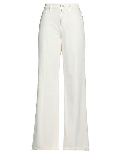 FRAME Casual trouser Ivory 100% Cotton