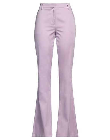 MAGDA BUTRYM Casual trouser Lilac 85% Lyocell, 13% Cotton, 2% Elastane