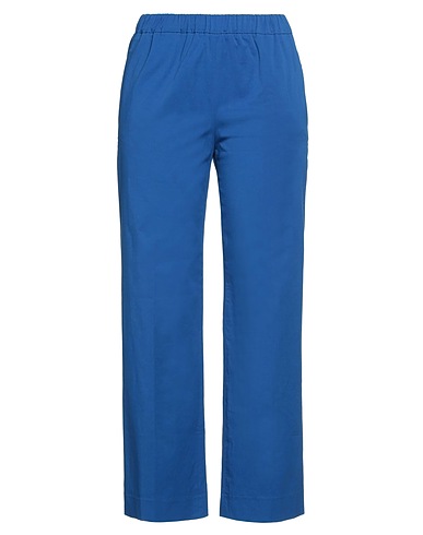 QL2  QUELLEDUE Casual trouser Bright blue 97% Cotton, 3% Elastane