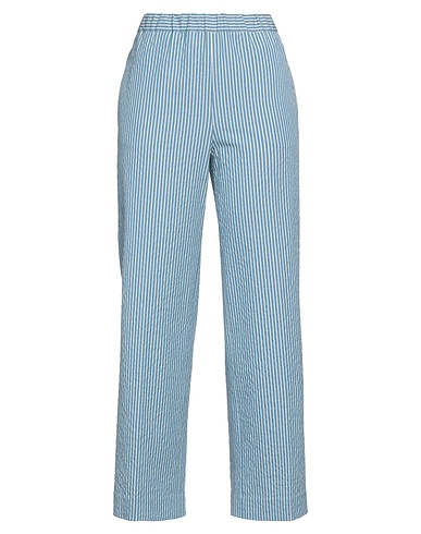 QL2  QUELLEDUE Casual trouser Azure 93% Cotton, 4% Nylon, 3% Elastane