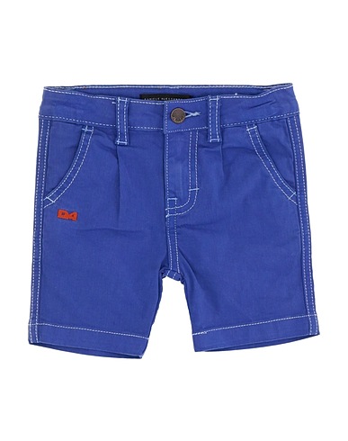 DANIELE ALESSANDRINI Shorts & Bermuda Blue 98% Cotton, 2% Elastane
