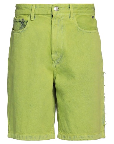 GCDS Denim shorts Green 100% Cotton