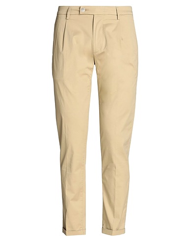 RE_HASH Casual trouser Beige 98% Cotton, 2% Elastane