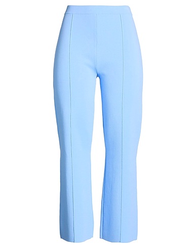 THEORY Flared pant BLU CHIARO 63% Viscose, 21% Nylon, 13% Polyester, 3% Elastane