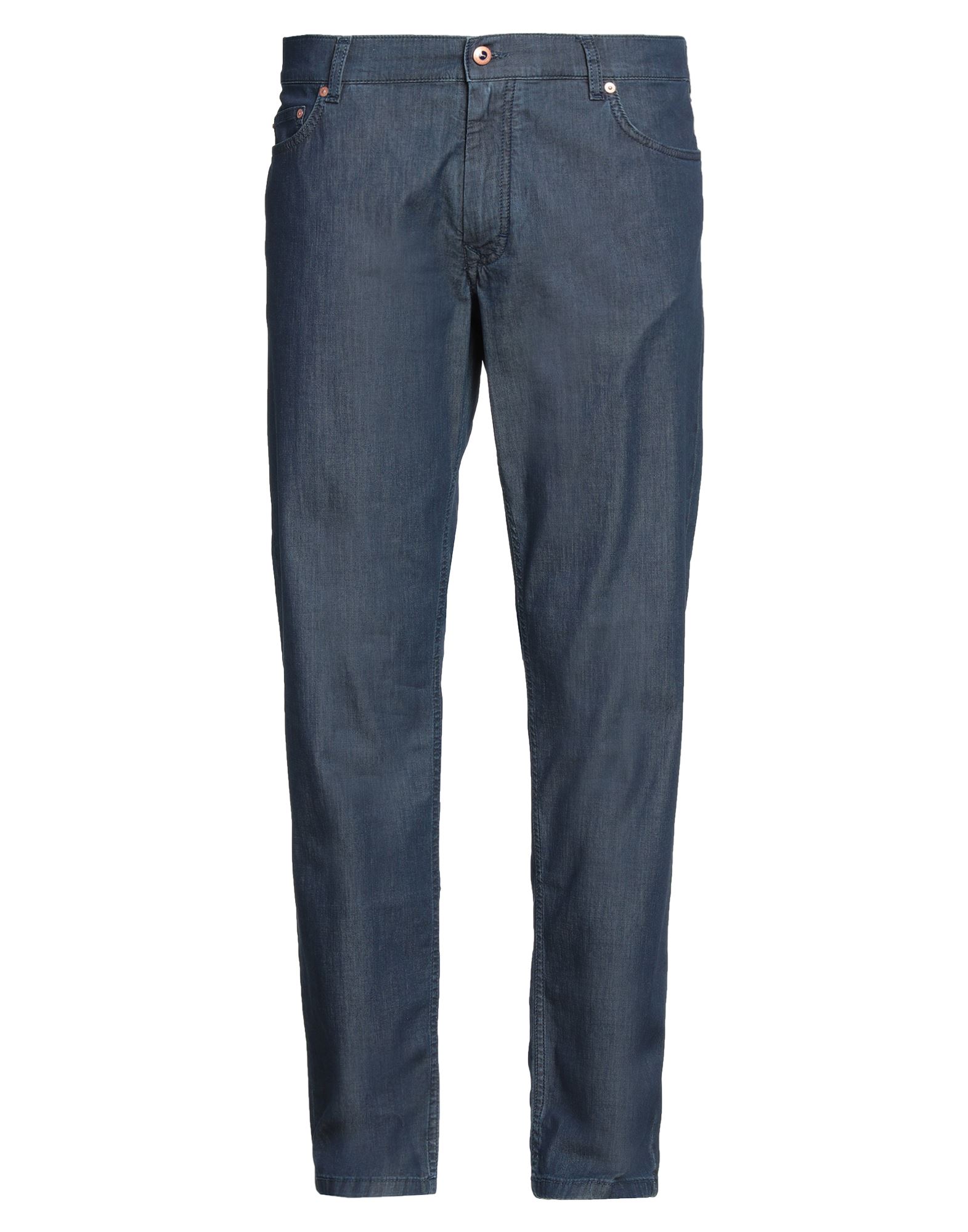 HARMONT & BLAINE Denim trousers Blue 98% Cotton, 2% Elastane