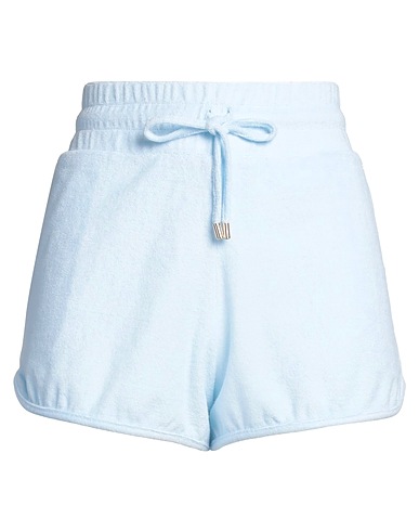 MELISSA ODABASH Shorts & Bermuda Sky blue 80% Cotton, 20% Polyester