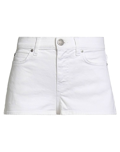 PINKO Shorts jeans Bianco 99% Cotone, 1% Elastan
