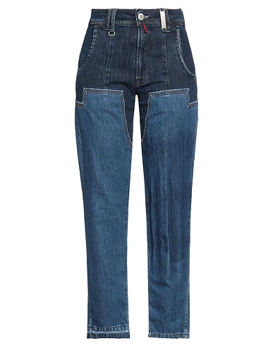 HIGH Denim trousers Blue 98% Cotton, 2% Elastane