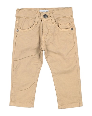 BIKKEMBERGS Casual trouser Beige 97% Cotton, 3% Elastane