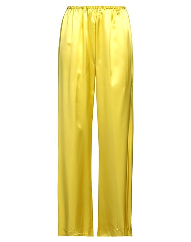 FORTE_FORTE Casual pants Yellow 100% Viscose