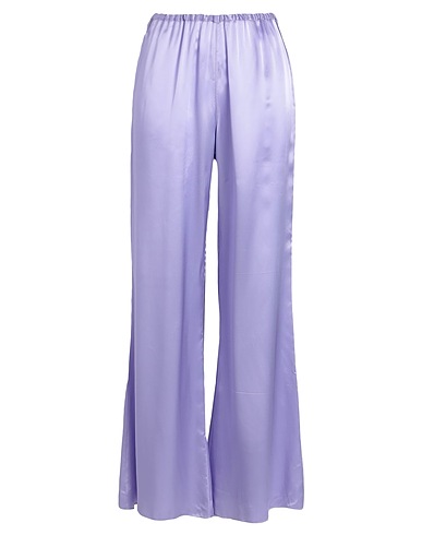 FORTE_FORTE Casual παντελόνι Λιλά 100% Βισκόζη