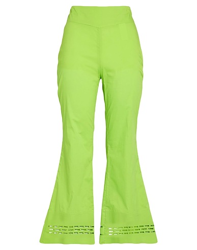 JIJIL Casual trouser Lime green 97% Cotton, 3% Elastane