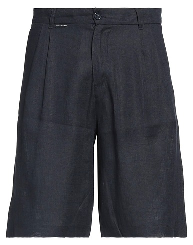 FAMILY FIRST  Milano Shorts & Bermuda Midnight blue 100% Linen