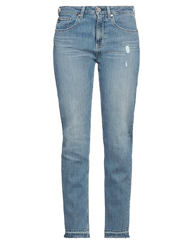 AG JEANS Denim trousers Blue 94% Cotton, 5% PES - Polyethersulfone, 1% Elastane