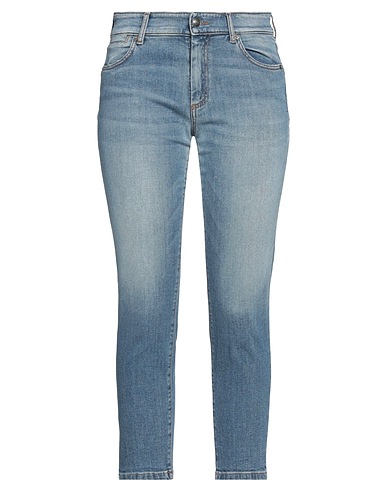 SPORTMAX Denim pants Blue 99% Cotton, 1% Elastane