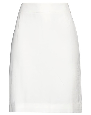 BCBGMAXAZRIA Minigonna Bianco 100% Viscosa