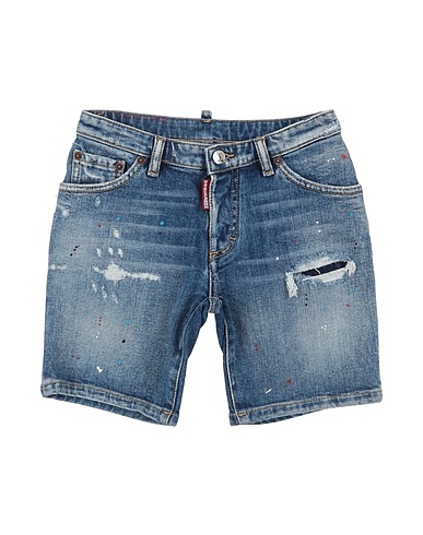 DSQUARED2 Short en jean Bleu 99% Coton, 1% Élasthanne, Vachette