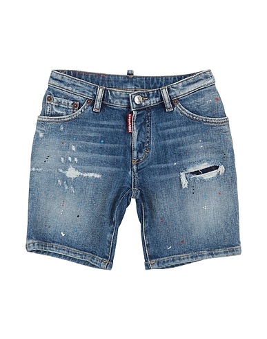 DSQUARED2 Short en jean 99% Coton, 1% Élasthanne, Vachette