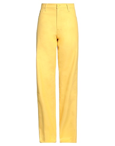 RAF SIMONS Casual pants Yellow 100% Cotton