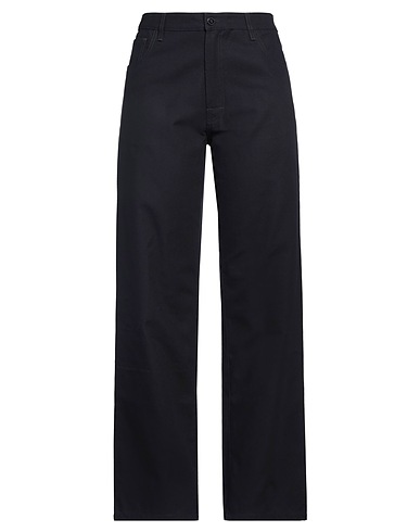 RAF SIMONS Casual trouser Midnight blue 100% Cotton