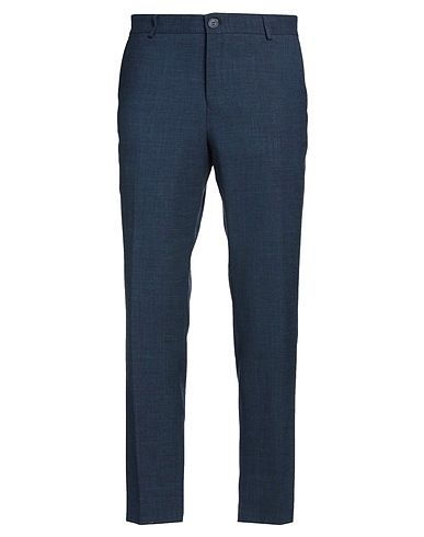 SELECTED HOMME Casual trouser Blue 54% Recycled polyester, 24% Wool, 20% Linen, 2% Elastane