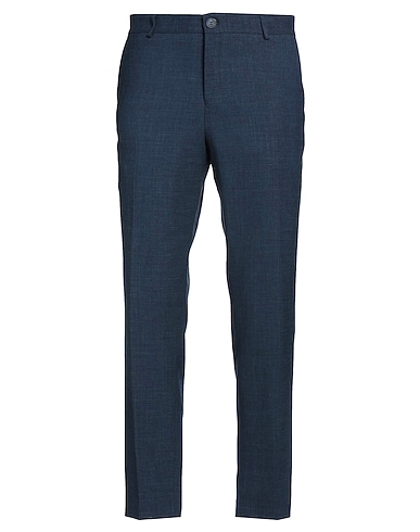 SELECTED HOMME Casual pants BLU 54% Polyester, 24% Wool, 20% Linen, 2% Elastane