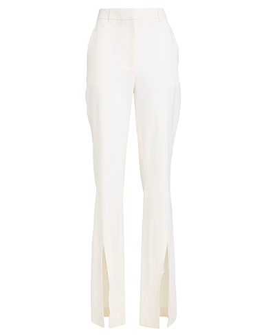 GIUSEPPE DI MORABITO Casual trouser Cream 97% Wool, 3% Lycra®