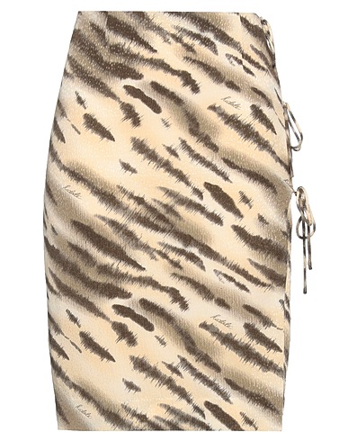 ROTATE BIRGER CHRISTENSEN Midi skirt Beige 100% Viscose
