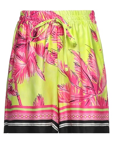 ERMANNO FIRENZE Shorts & Bermuda Lime green 100% Viscose