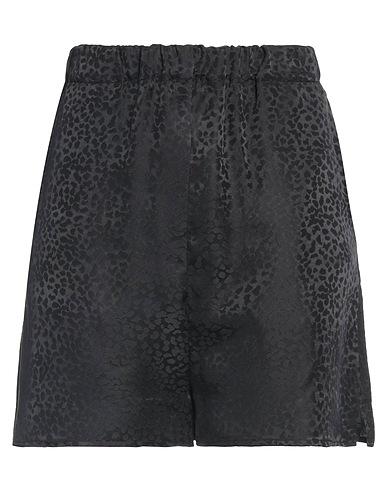 ART DEALER. Shorts & Bermuda Black 100% Silk