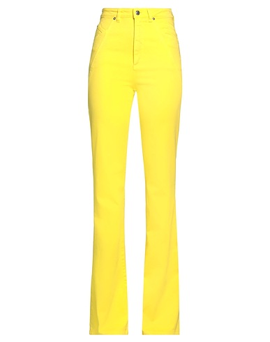 N°21 Pantalon Jaune 99% Coton, 1% Élasthanne