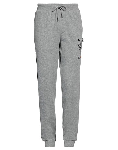 PLEIN SPORT Casual trouser Grey 52% Cotton, 48% Polyester
