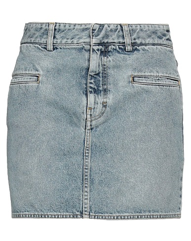 PETAR PETROV Denim skirt Blue 100% Cotton