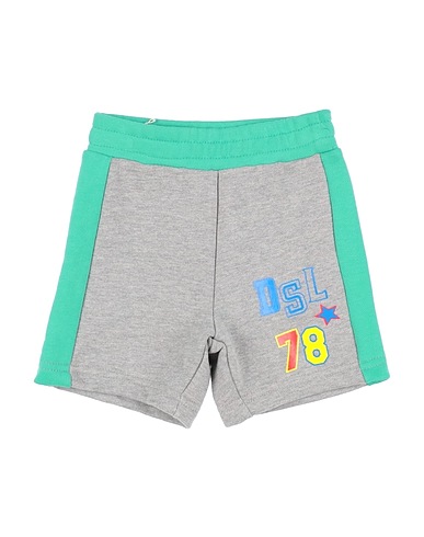 DIESEL Shorts & Bermuda Light grey 100% Cotton