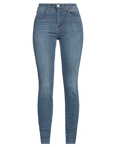 L'AGENCE Denim pants Blue 46% Cotton, 29% Rayon, 15% Lyocell, 6% Polyester, 4% Elastane