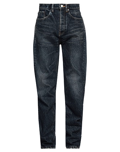 BALENCIAGA Denim trousers Blue 100% Cotton