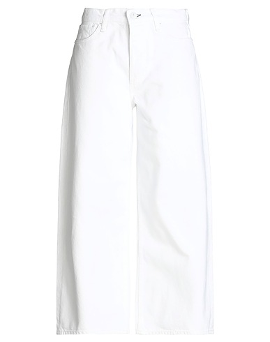 RAG & BONE Denim trousers White 100% Organic cotton