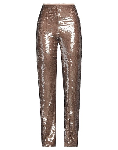 SABINA MUSÁYEV Pantalon Gris taupe 100% Polyester, PET - Polytéréphtalate d'éthylène