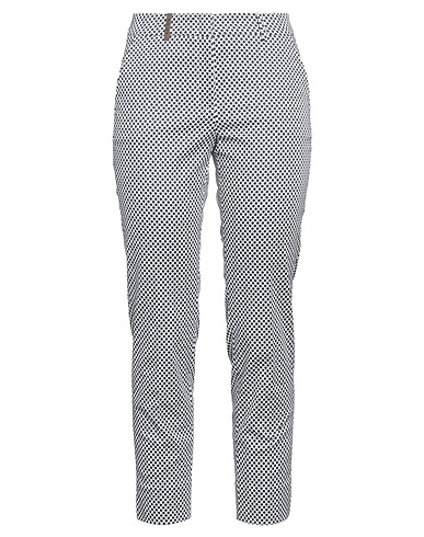 PESERICO Pantalone Bianco 98% Cotone, 2% Elastan