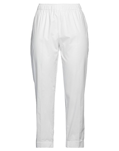 SEMICOUTURE Pantalone Bianco 100% Cotone