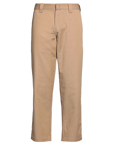 SUN 68 Casual trouser Camel 65% Polyester, 35% Cotton