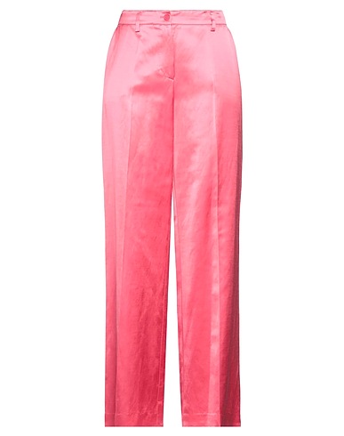 P.A.R.O.S.H. Casual trouser Pink 42% Viscose, 33% Linen, 25% Cotton