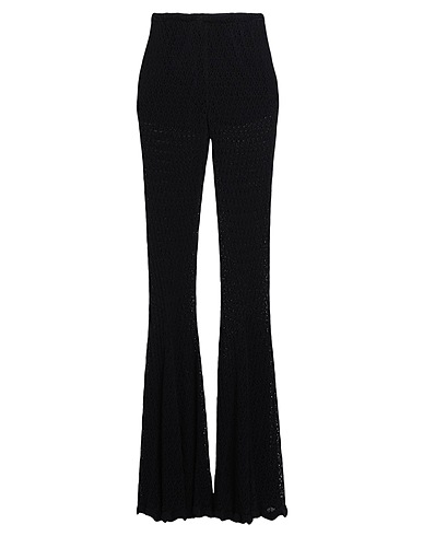 BLUMARINE Casual trouser Black 70% Viscose, 30% Cotton