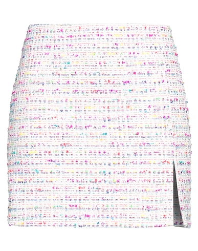 FORTE DEI MARMI COUTURE Minirock BIANCO 47% Viskose, 26% Polyester, 14% Baumwolle, 11% Acryl, 2% Andere Fasern