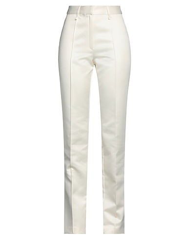 ROTATE BIRGER CHRISTENSEN Casual trouser Ivory 100% Recycled polyester