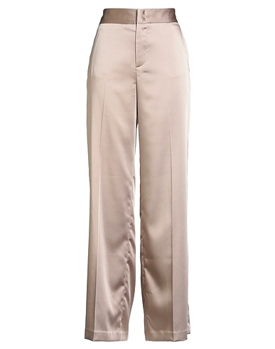 MERCI ITALIA Casual trouser  LOVE EDITION Taupe 92% Polyester, 8% Viscose