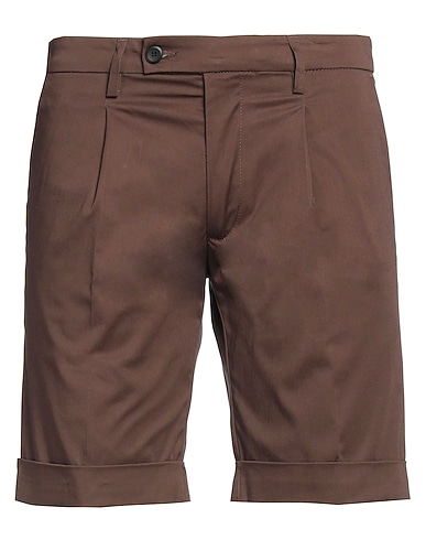 MICHAEL COAL Shorts & Bermudas Schokobraun 97% Baumwolle, 3% Elastan